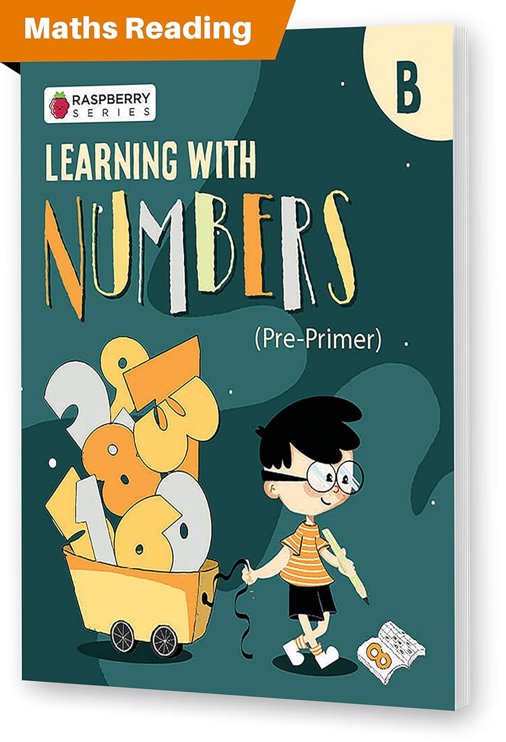 Learning With Numbers (PrePrimer) Textbook (Level B, Raspberry Series