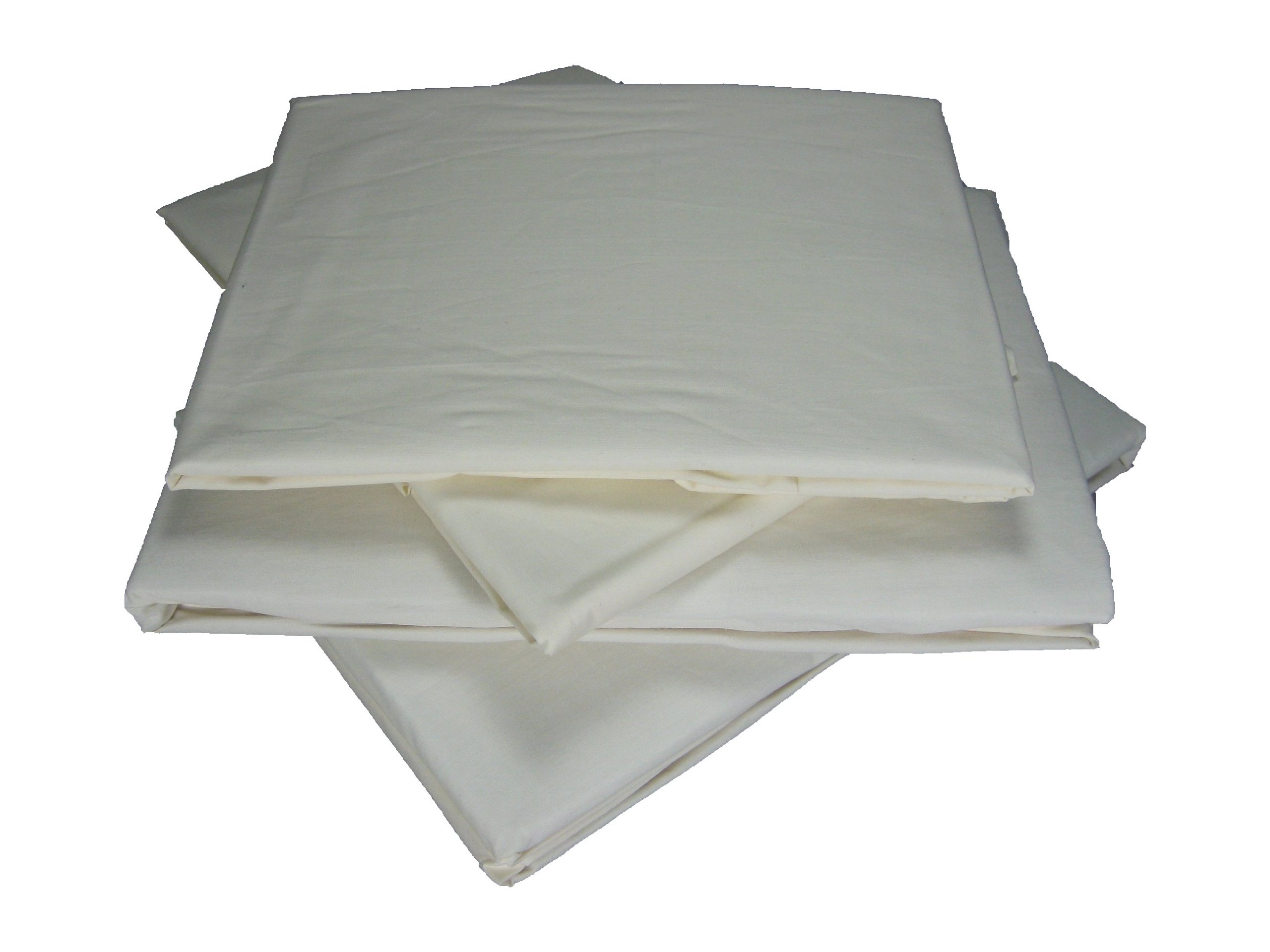 Emma Barclay  Cream Fitted Sheet 180 Thread Count Percale in Size Bunk, Sports Direct