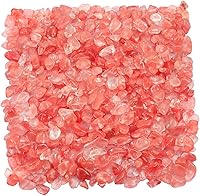 Vista 12 de TUMBEELLUWA Chips de 1 libra de piedras rodadas trituradas Reiki de forma irregular, cristal curativo de cuarzo, obsidiana dorada