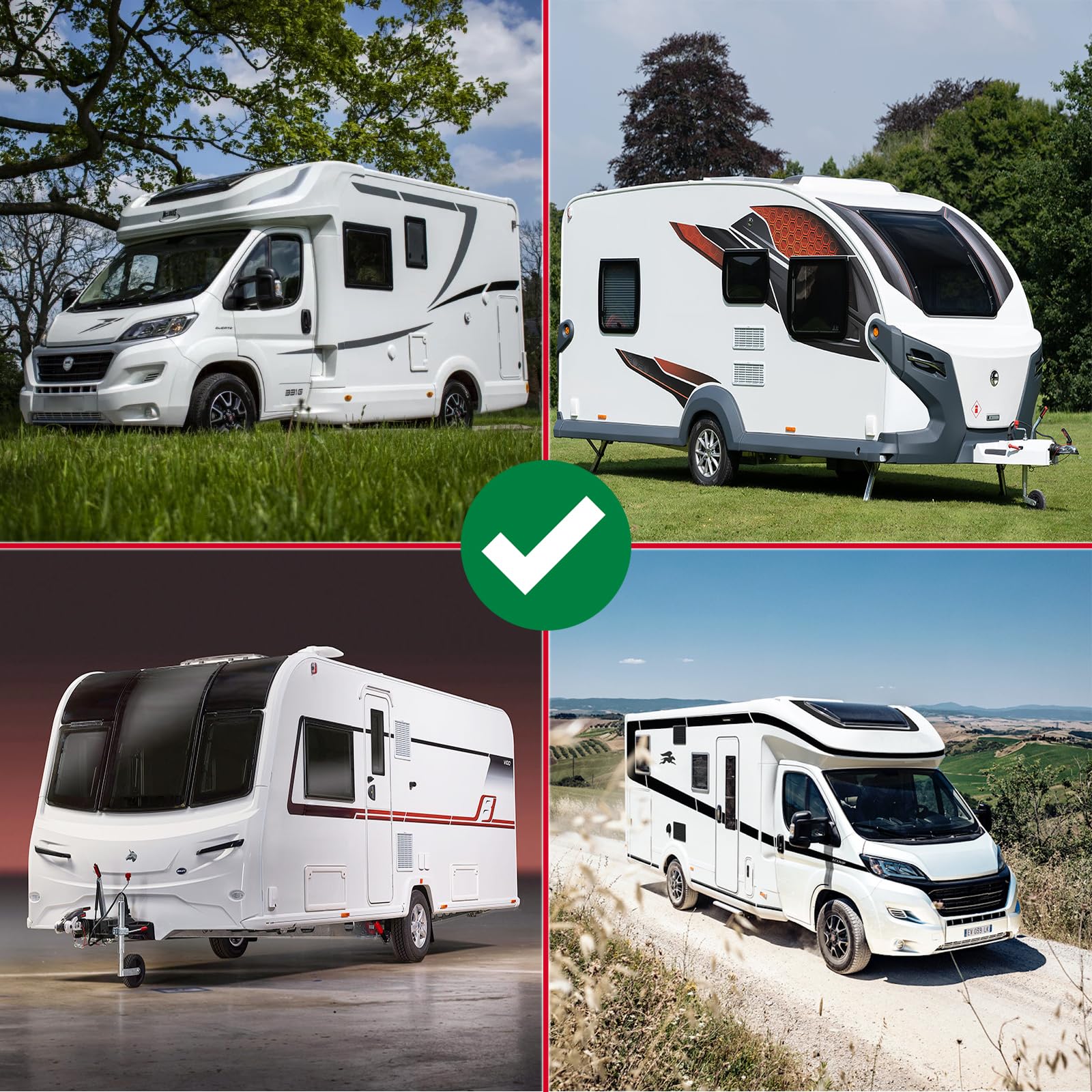SPARES2GO Câble répartiteur 16 A 240 V pour Caravane, Camping-Car, raccordement bidirectionnel, pièce en Y, 2 Prises 16 A (Bleu)