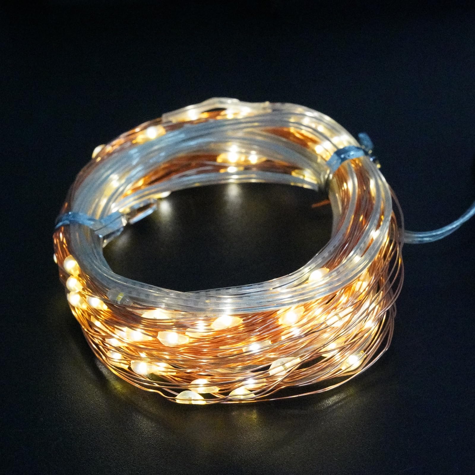 Msioytog Flexible LED Bronze Wire String Radiances for Christmas Tree Decoration Inside Multiple Manner Impermeable Holiday Lighting