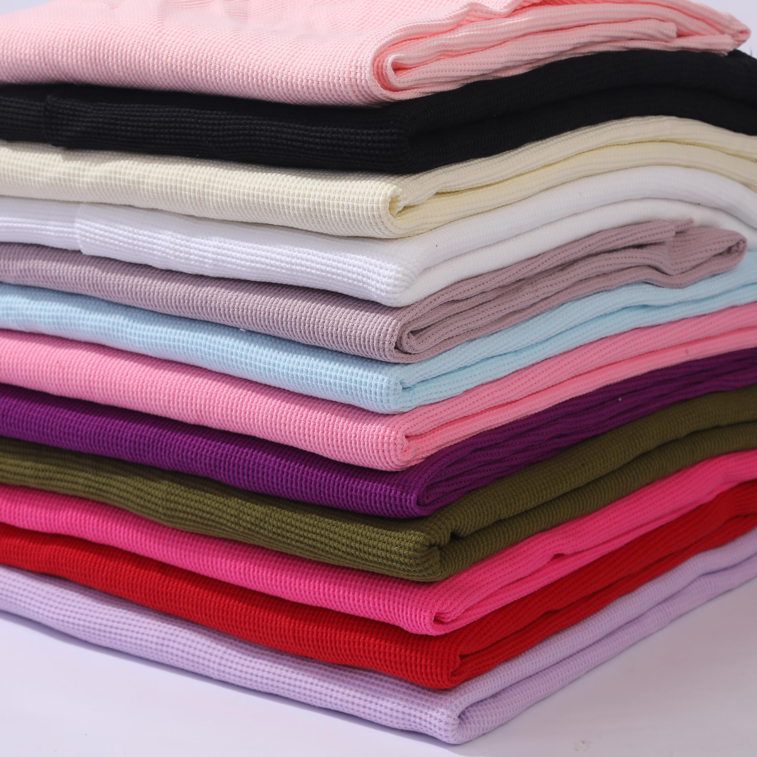 Amazon.com: Cotton Waffle Fabric - Stretchy Waffle Fabric by