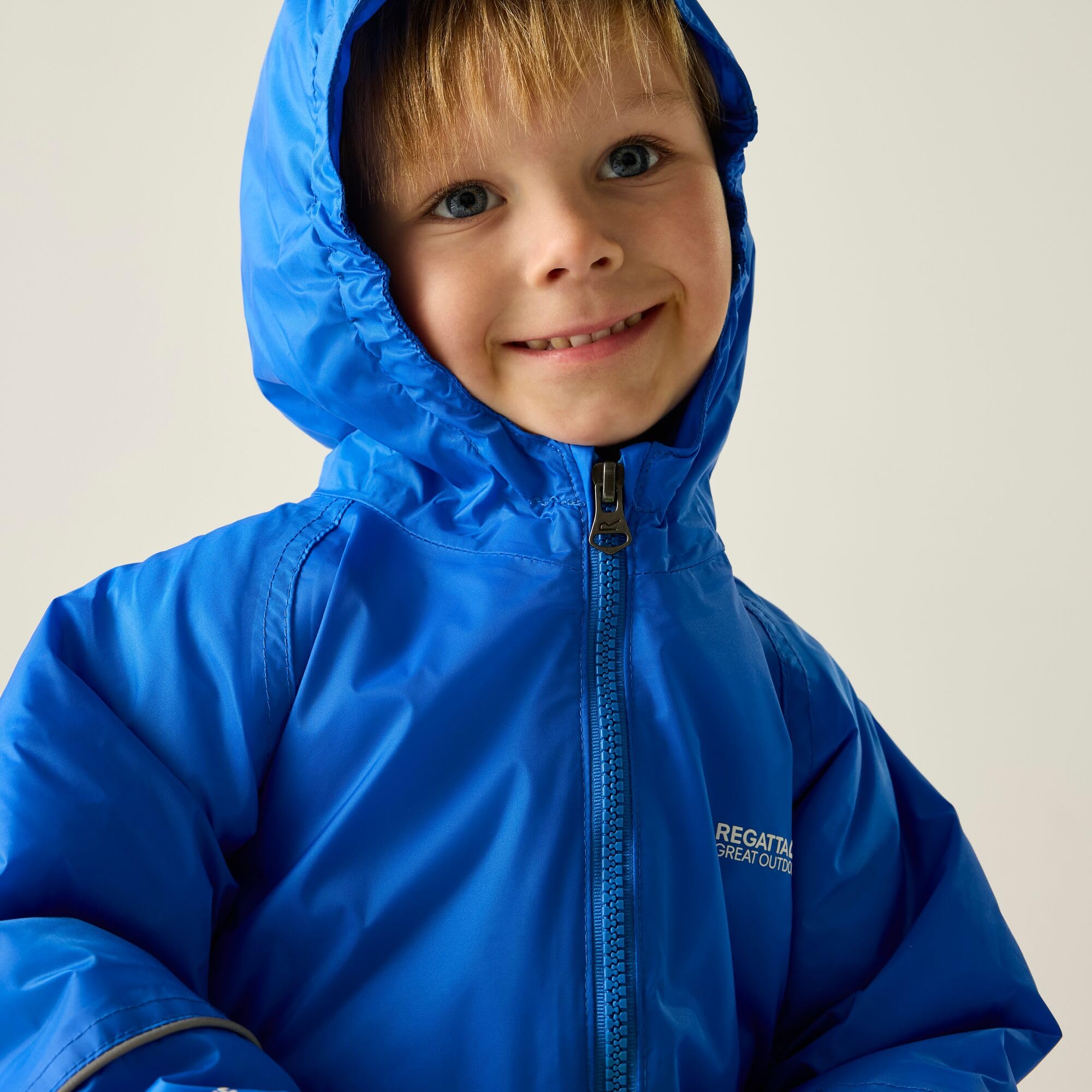 Regatta Splosh III Fleece Lined Waterproof All-in-one suit (Peony, 18-24 months)