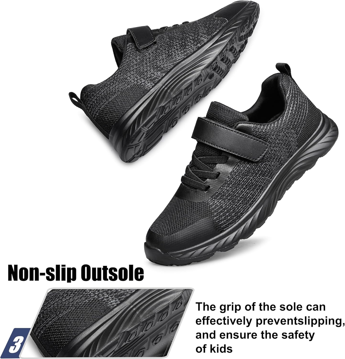 Raoendis Boys Girls Trainers Kids School Shoes Running Shoes Fashion Trainers Comfortable Lightweight Tennis Sneakers for Toddler/Little Kid/Big Kid 5