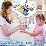 Card Games,6 Decks,Go Fish,Old Maid,Crazy 8s,Memory Match,Slap Jack,Space Playing Cards,Fun Game Cards for Kids Toddlers and Adults,Family Party Table Games, Stocking Stuffers Gifts for Kids