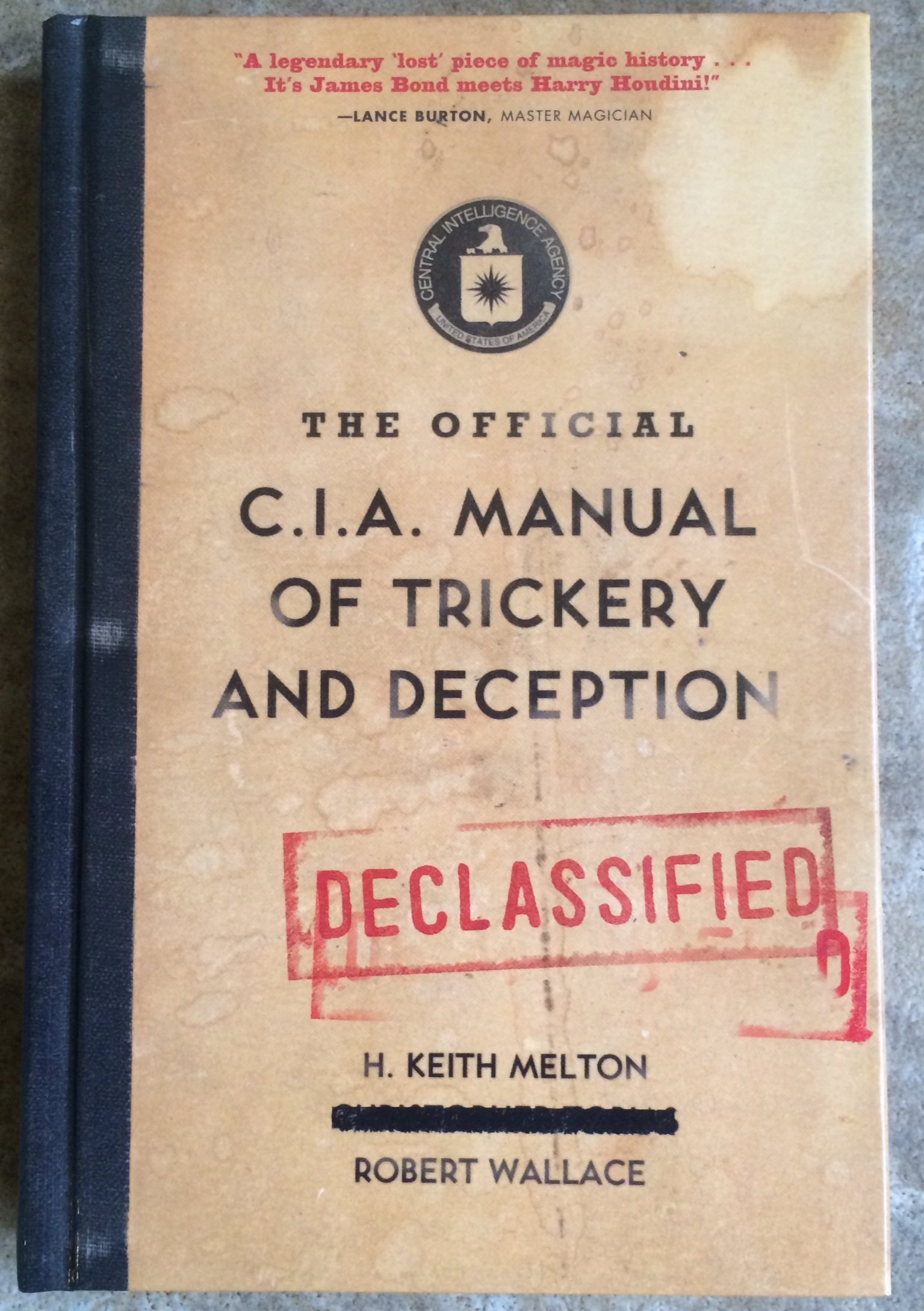 Buy The Official CIA Manual of Trickery and Deception — BookShops.in