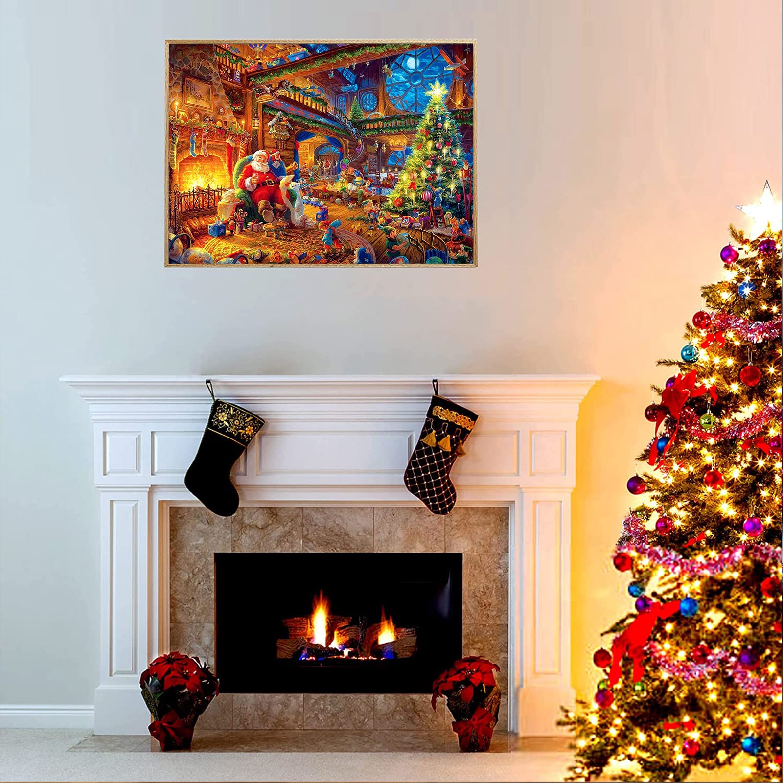 Mr. Broccoli Puzzle 1000 Pezzi Regali di Babbo Natale - Puzzle di Natale
