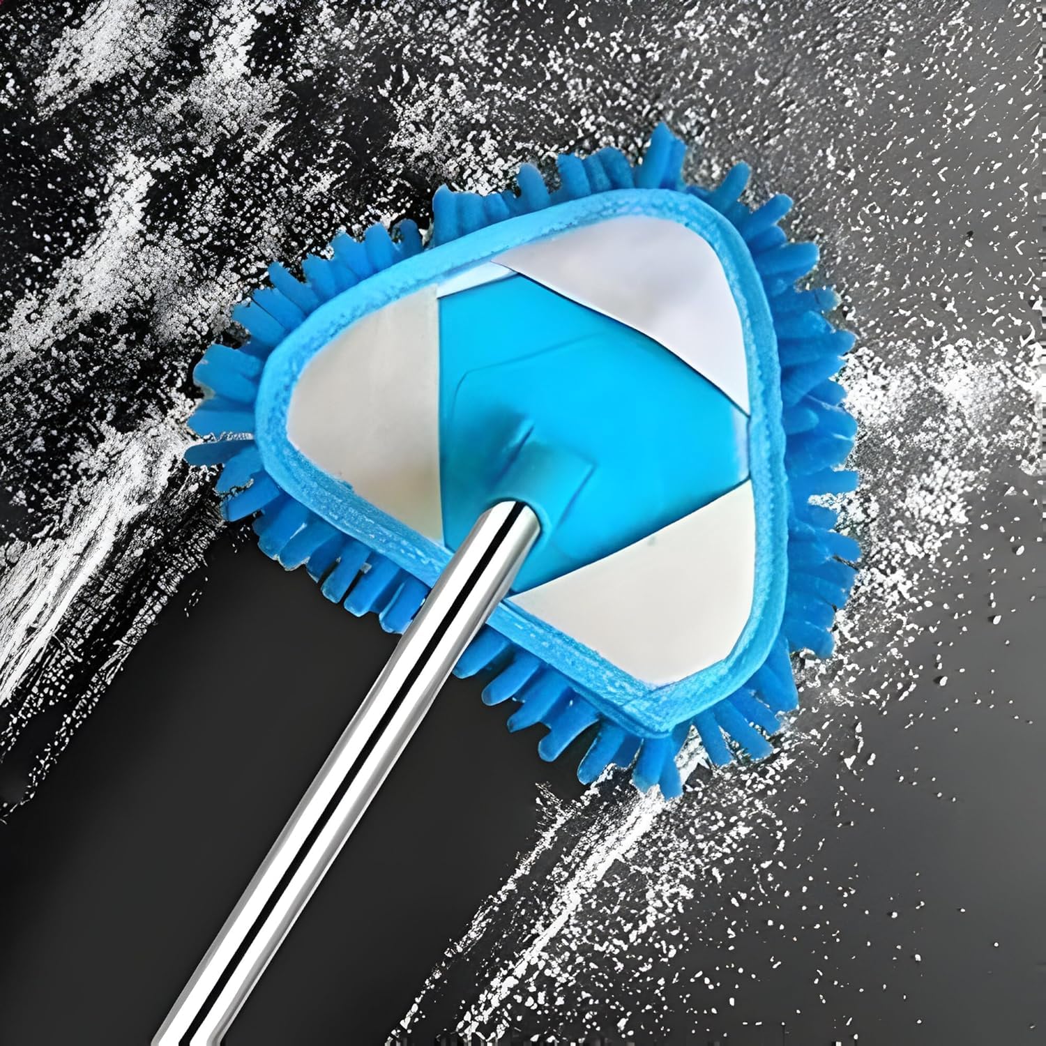 Triangle Mop Road - Heavy-Duty Commercial and Industrial Triangle Mop for Large Floors, with Wringer for Efficient Cleaning in Warehouses, Restaurants, Schools, and Hospitals - Professional.-image-40