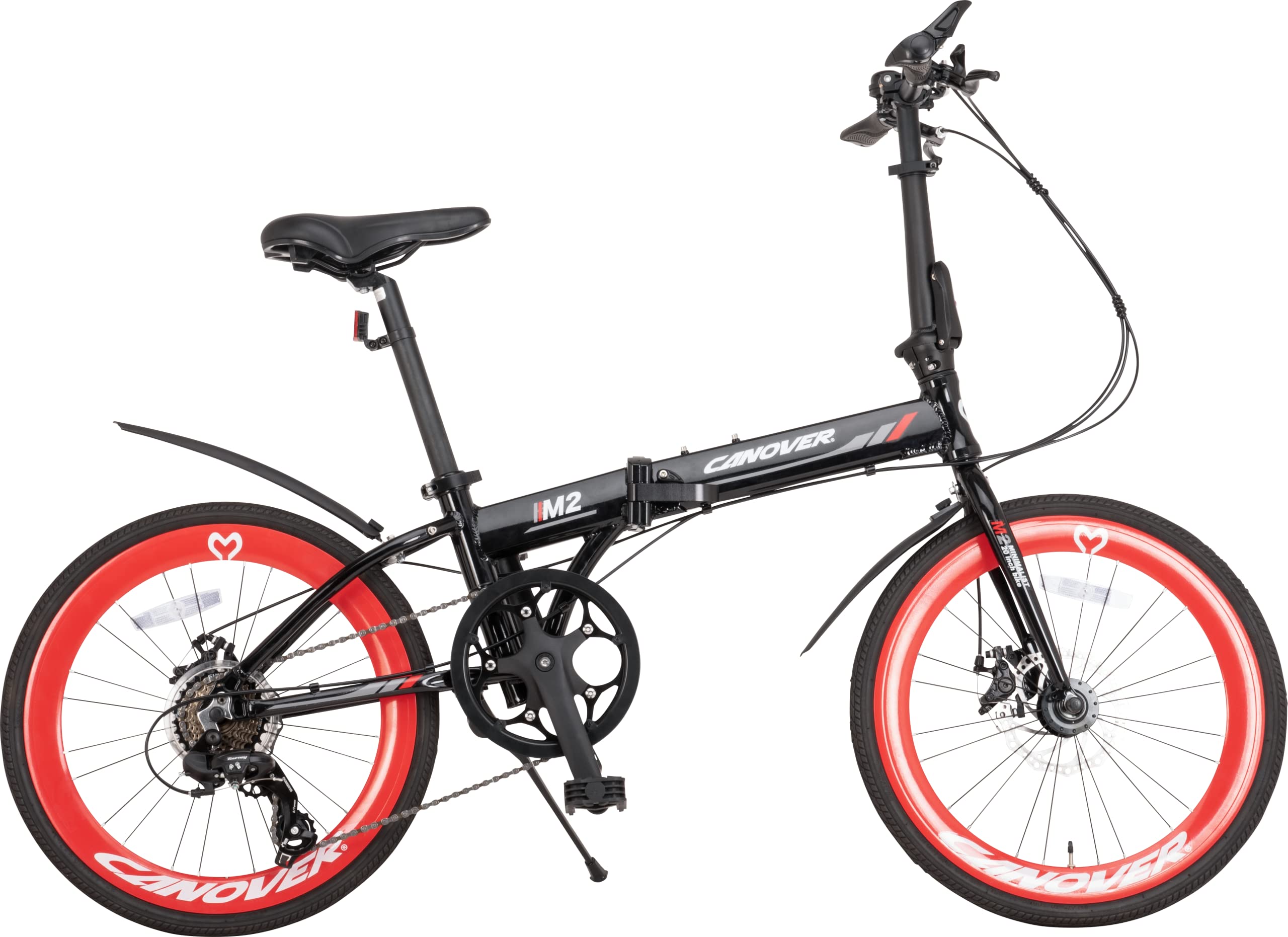 Amazon | カノーバー(CANOVER) 折りたたみ自転車 20インチ 7段