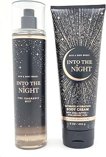 Into the Night - 2 pc Bundle - Fine Fragrance Mist and Ultimate Hydration Body Cream, Full Size, 8.0 fluid_ounces