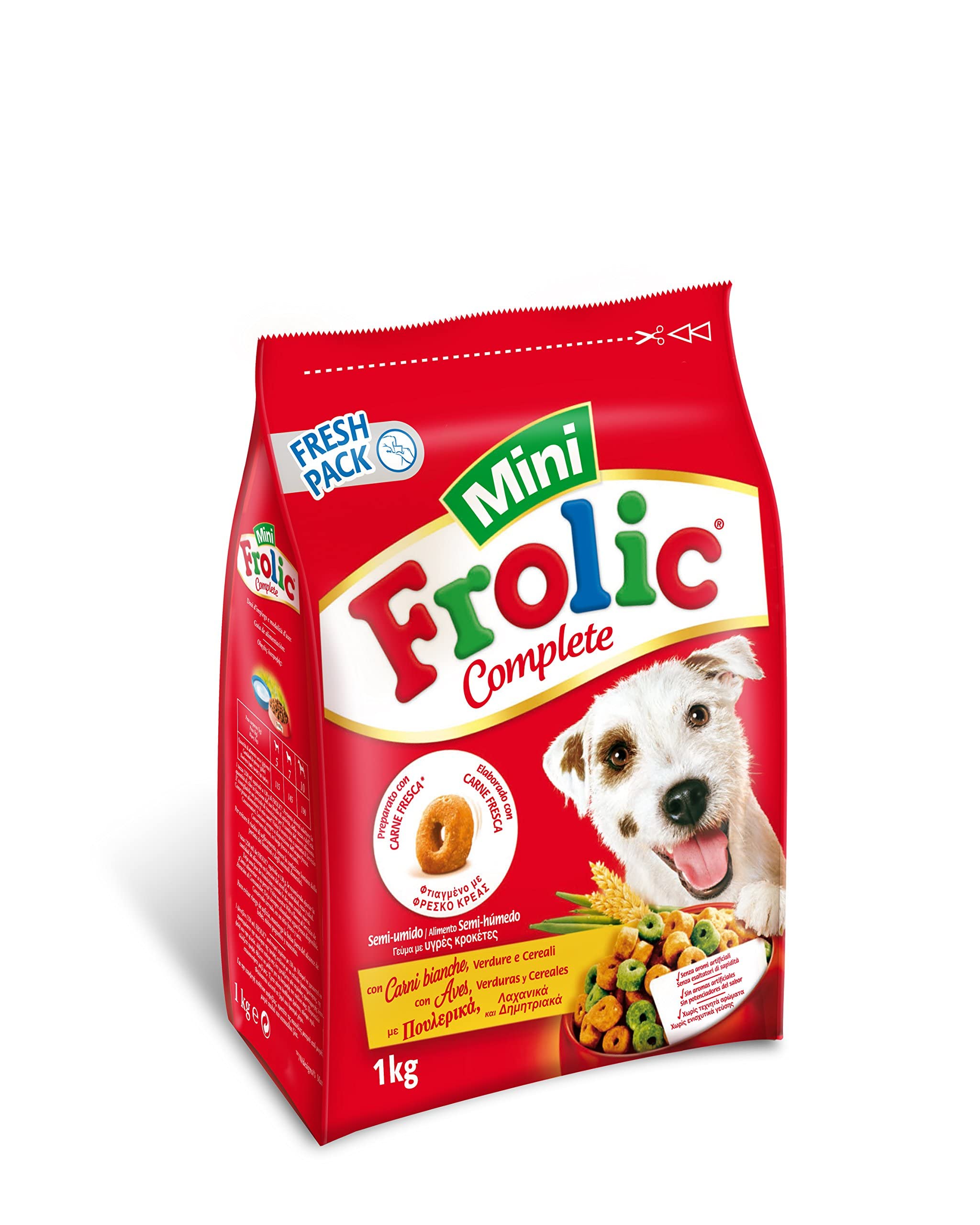 Frolic Hundefutter Trockenfutter mit Geflgel, Gemse und Getreide, 6  Beutel (6 x 1kg) : Amazon.de: Haustier