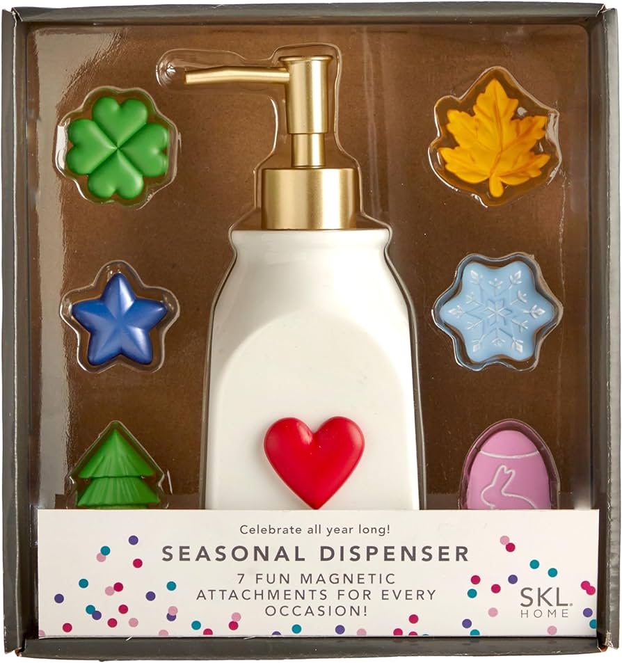Amazon.com: SKL Home Seasonal Soap/Lotion Dispenser Gift Set with