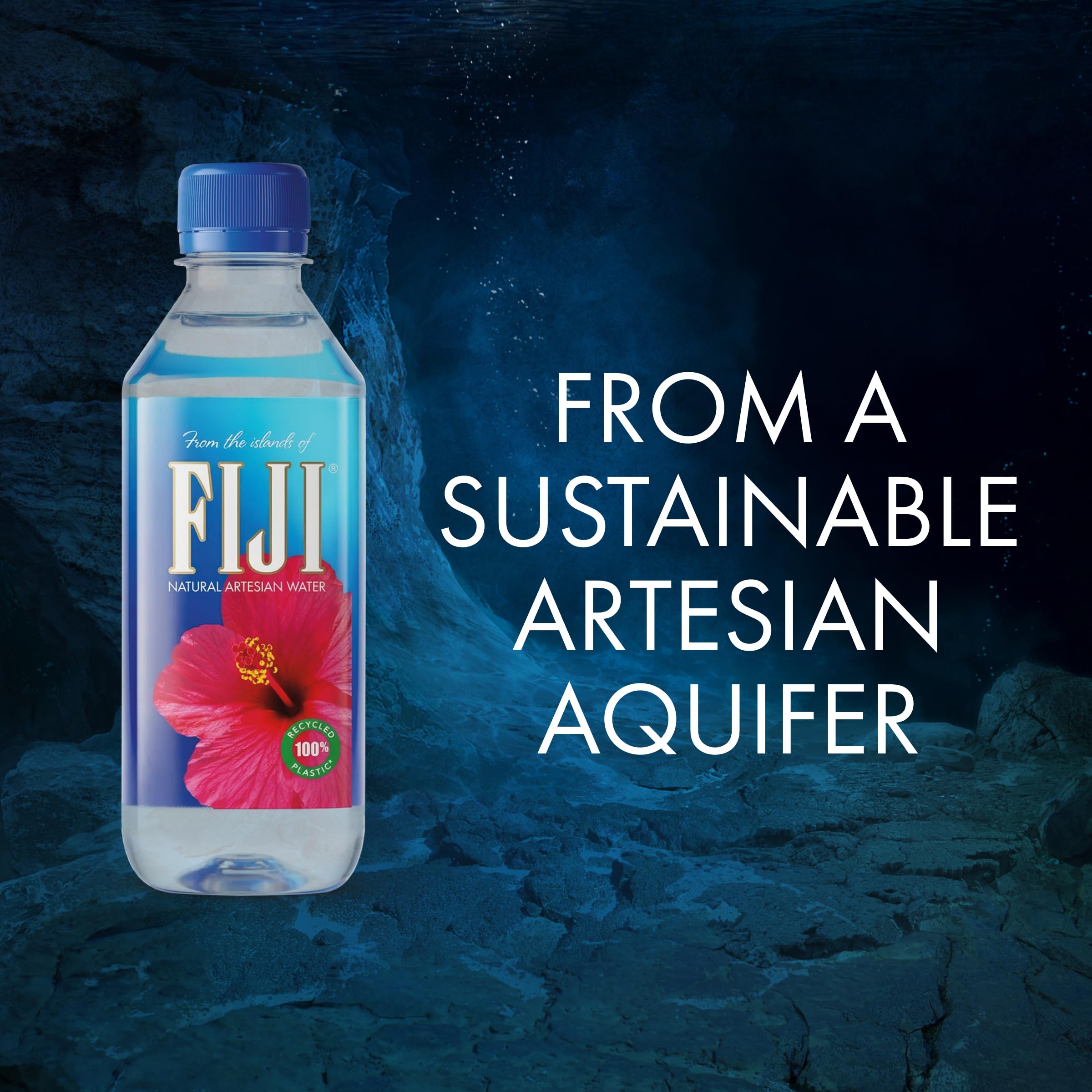 FIJI Agua Natural Artesana Envasada 330ml / 11.15 Onzas Líquidas (Paquete de 24) - 100% Natural Electrolitos - NUEVO
