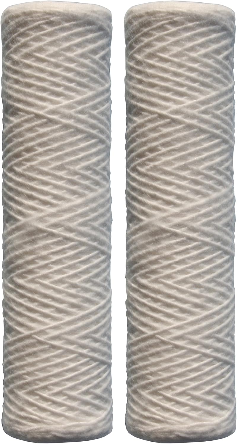 Watts Premier 500181 5-Micron String Wound Sediment Replacement Filter, 2-Pack