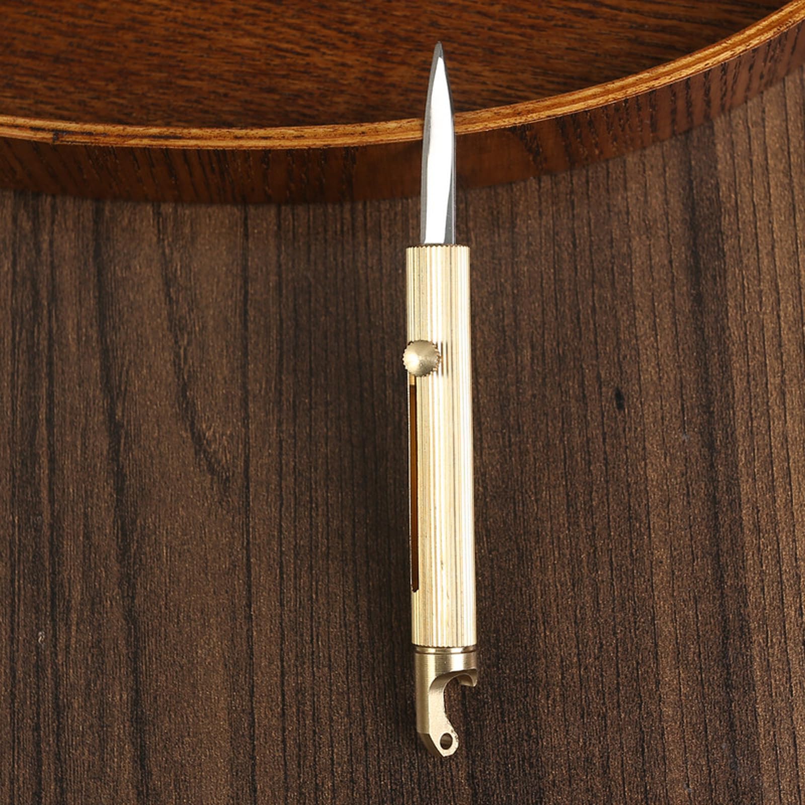 NBKLSWSUI Handmade Brass Brass Opener Sculpture For Men's Office Desk&man Cave Vintage Decor Unique Feng Shui