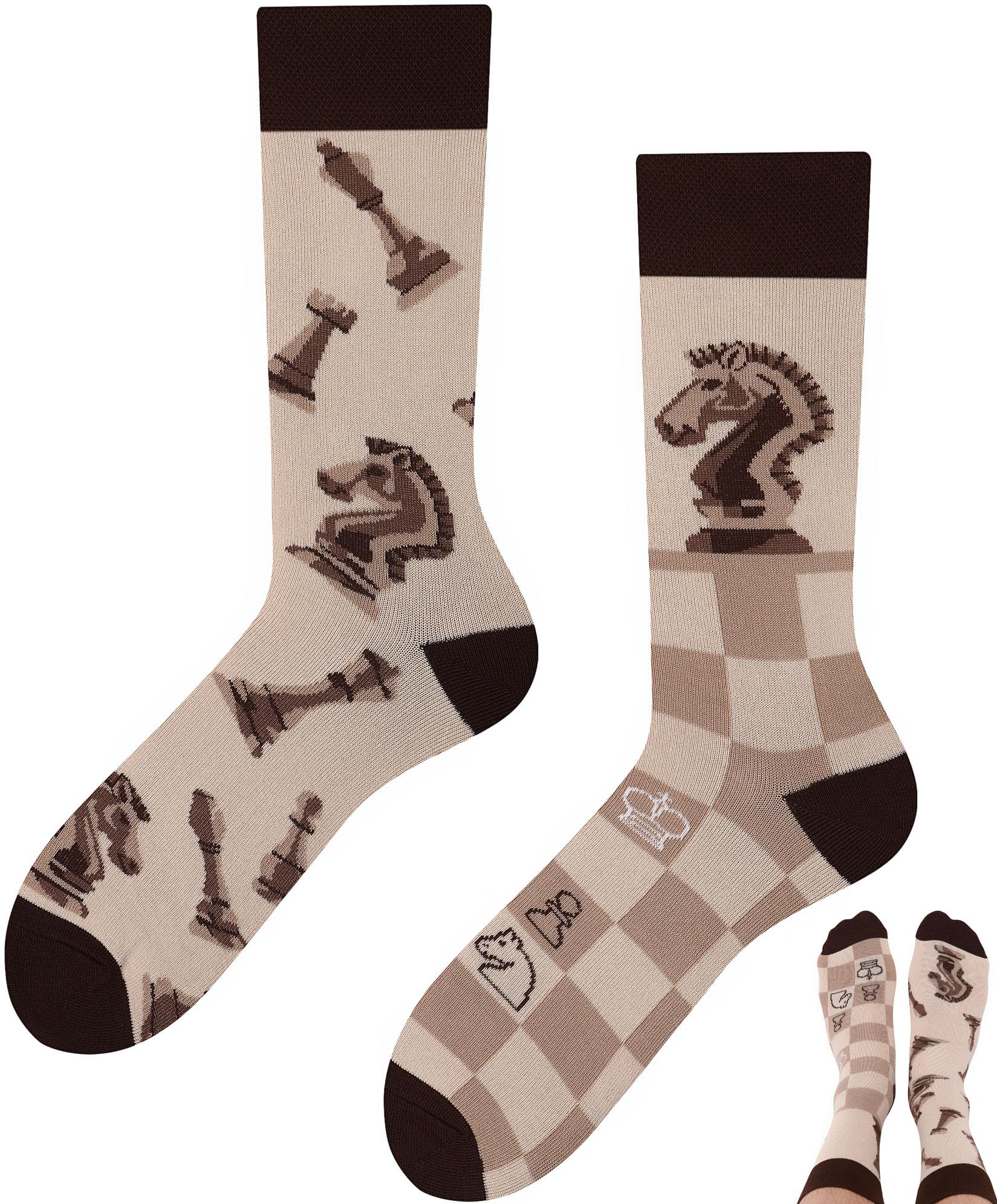 Todo Calcetines Divertidos Hombre y Mujer, Calcetines Fantasia con Motivo, de Colores — view 197