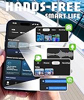 Vista 6 de Lentes inteligentes AI con cámara 4K, gafas de grabación de video con cámara, gafas de sol deportivas polarizadas con estabilización EIS