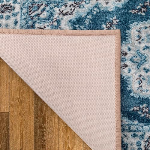 Miniatura 4 de Antep Rugs Alfombras Oriental - Alfombras tradicionales de 2 x 7 pies (antideslizante) de bajo perfil con parte trasera de goma para interiores