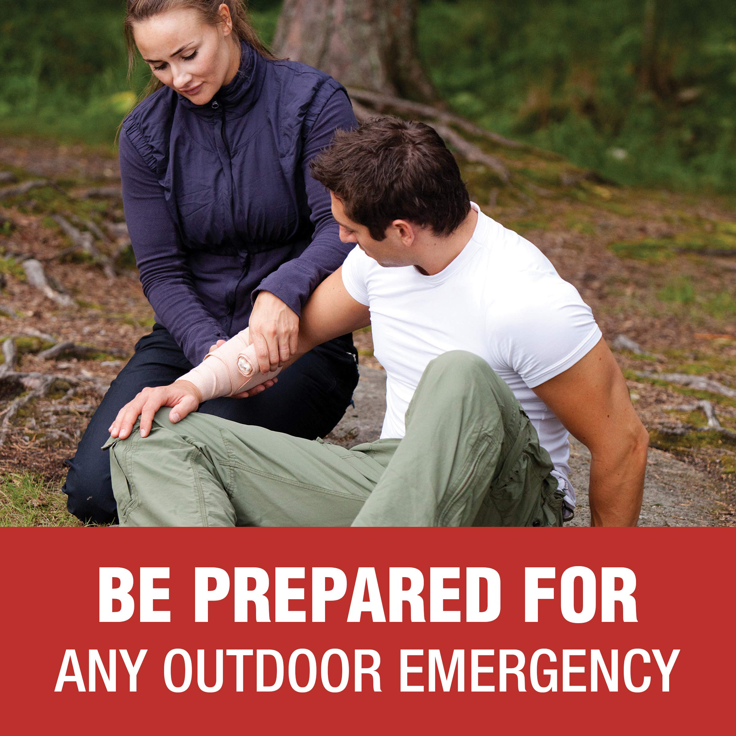 Coleman All Purpose Basic First Aid Kit for Minor Emergencies, a Light