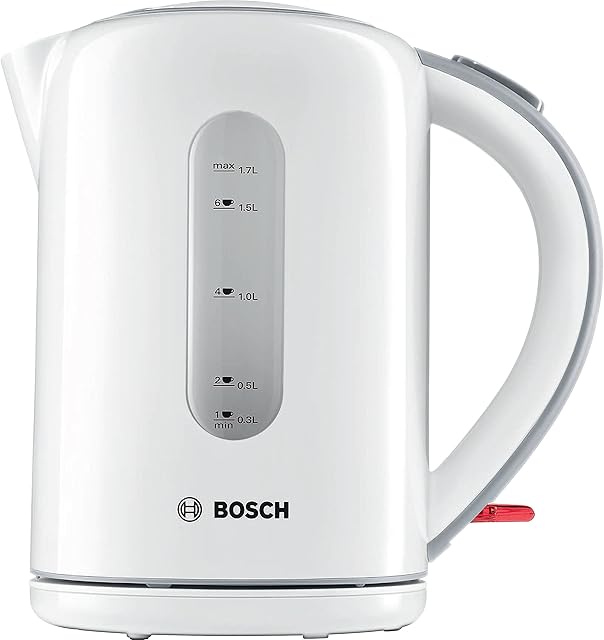Bosch Village TWK7601GB Cordless Kettle, 1.7 Litres, 3000 W - White