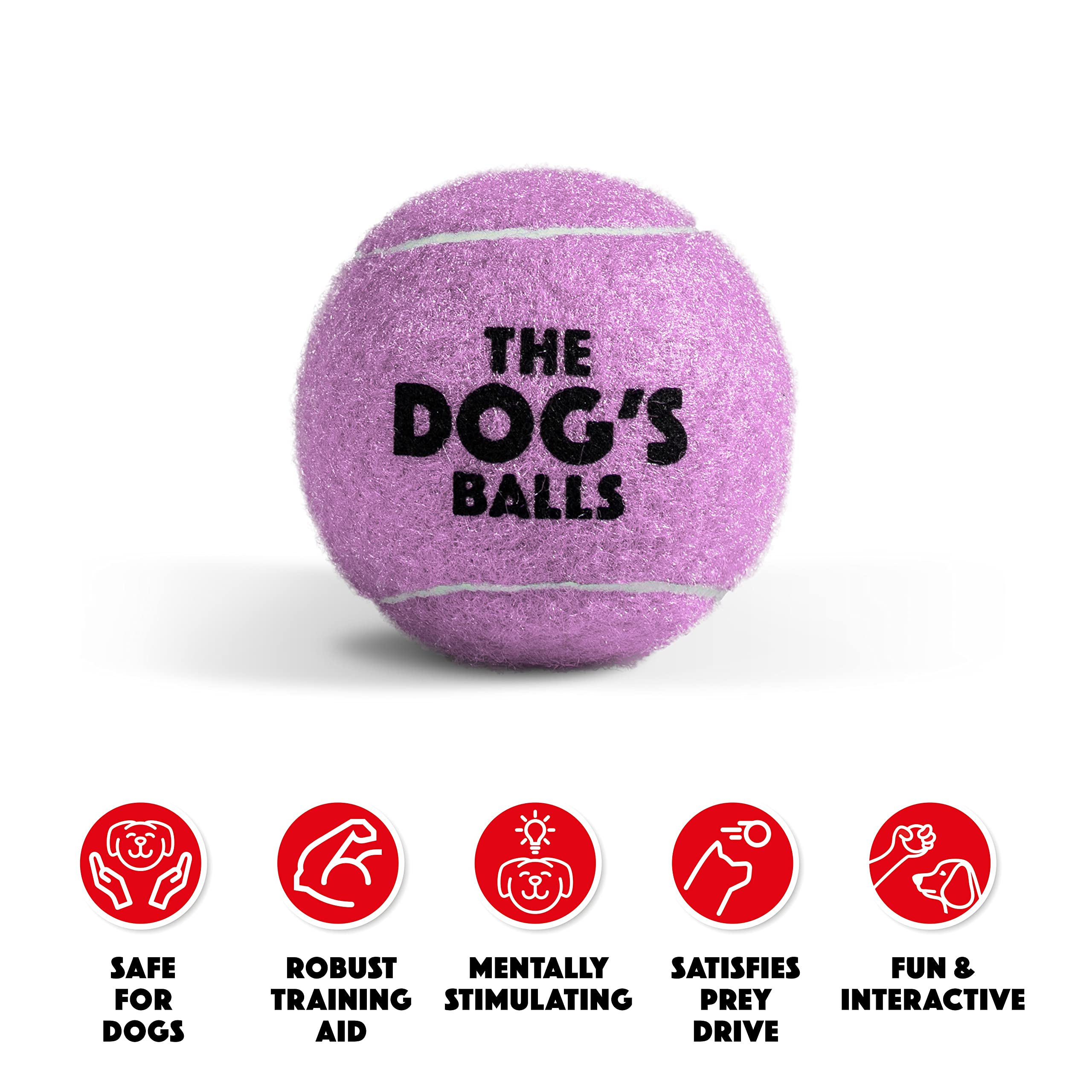 Baoblaze 12 Pezzi di Palline da Tennis in Gomma per Cani