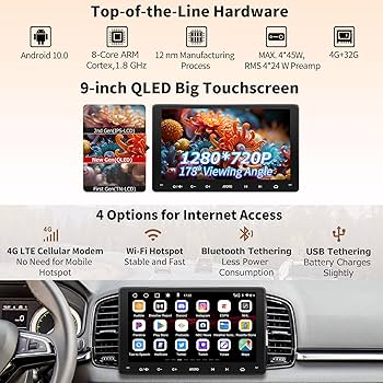 Amazon.com: ATOTO S8 8-core 9 inch QLED Double Din Android Car