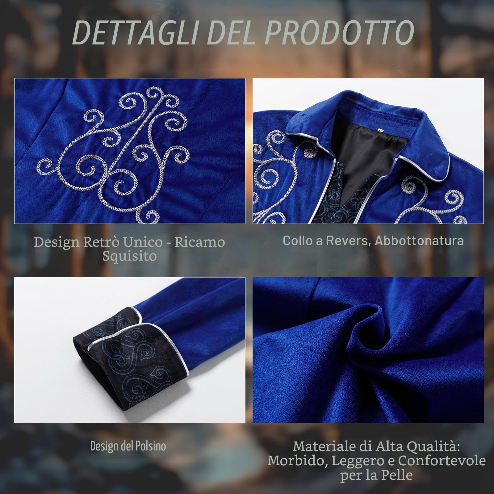 Giacca frac medieval da uomo Steampunk