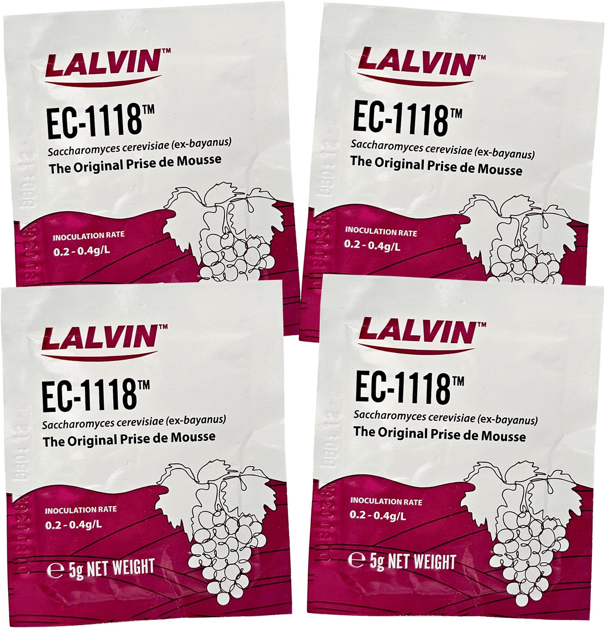 EC-1118 Saccharomyces bayanus (20 Packs)