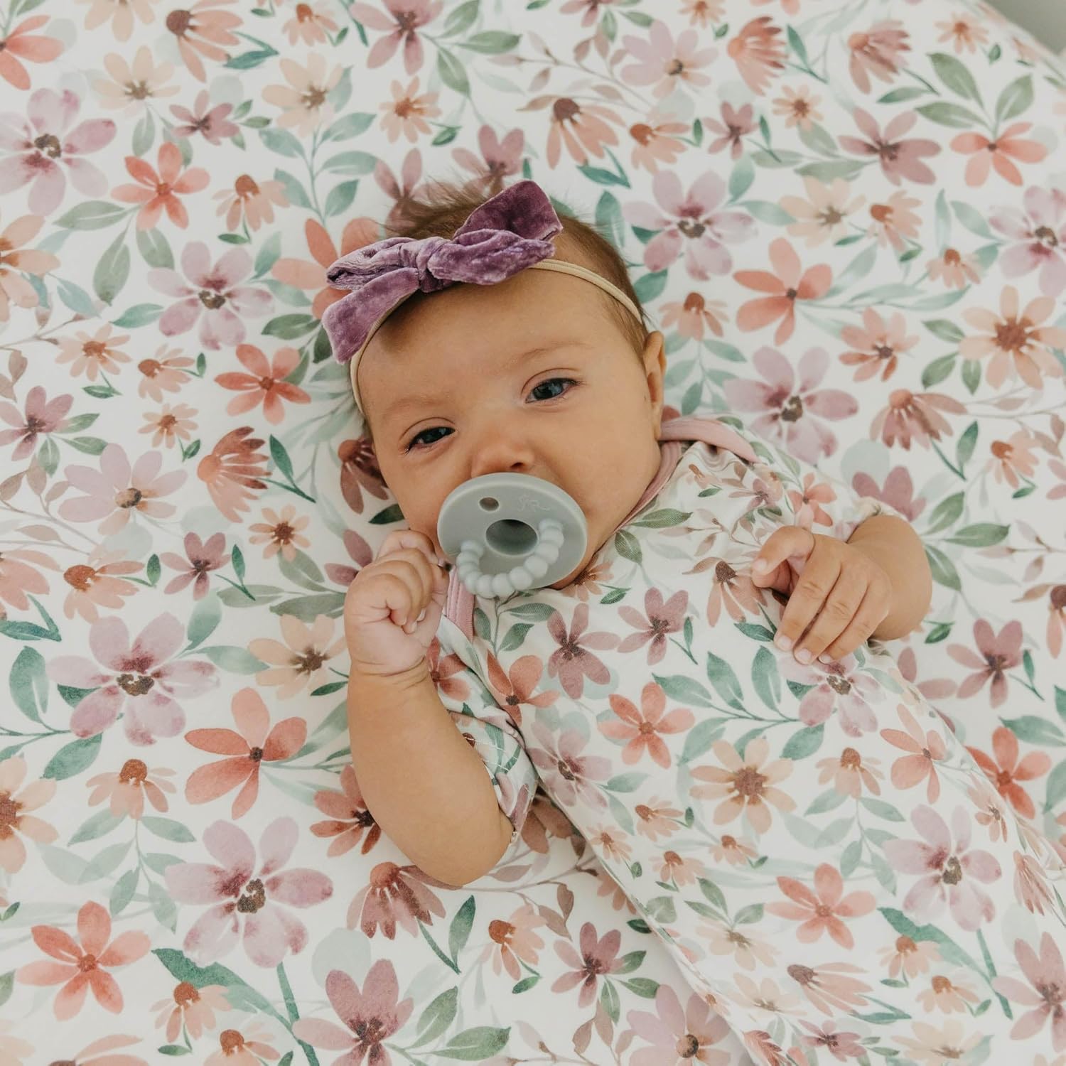 Copper Pearl, Short Sleeve Bodysuit, Florals - Image 4