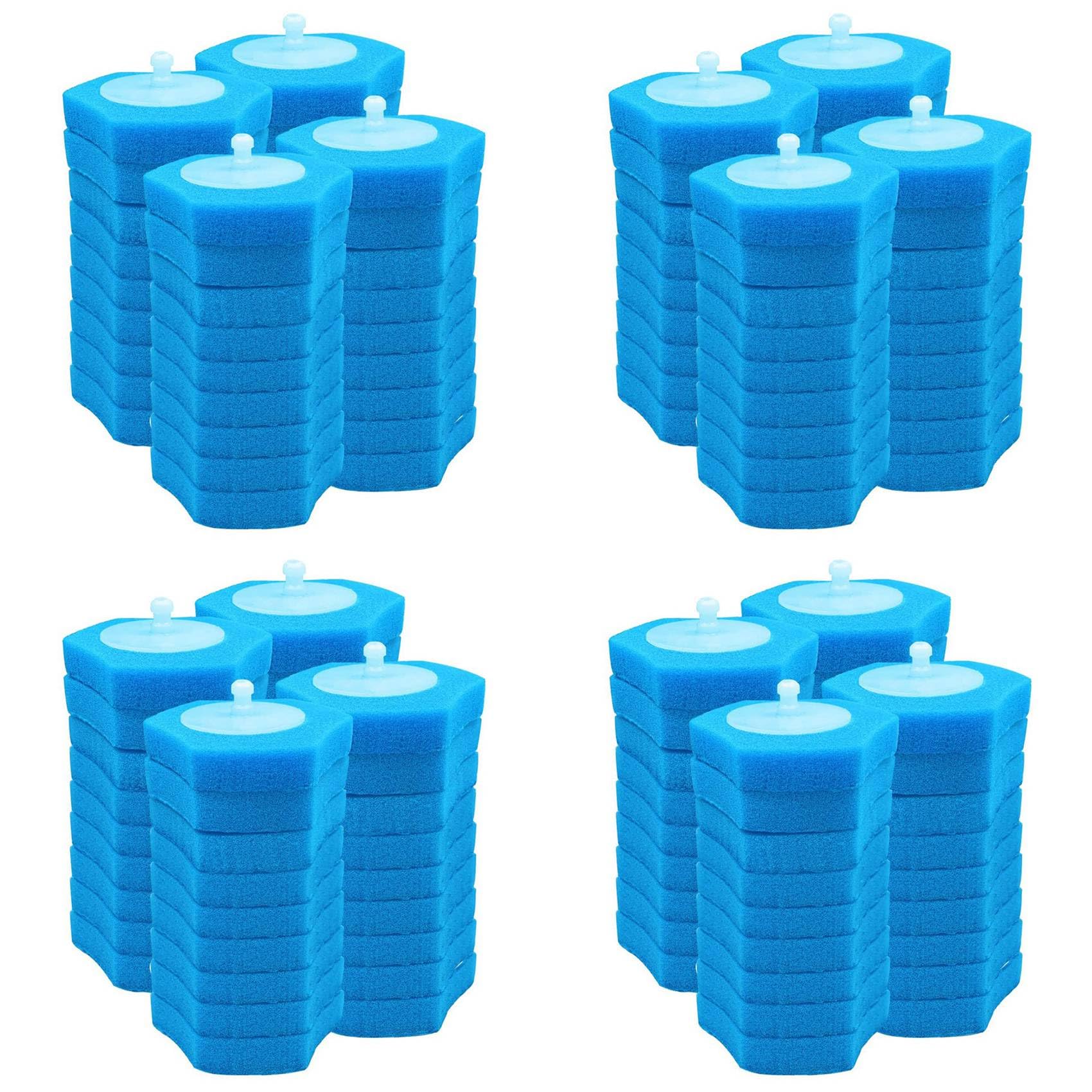 Hndhbfgrt 144 Pcs Toilet Brush Replacement Head,Toilet Stick Replacement,Toilet Cleaner Replacement,Disposable Toilet Brush Head