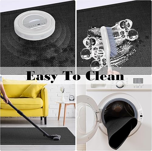 Miniatura 4 de Sinkzaico Alfombras y tapetes de cocina, antideslizantes, lavables, absorbentes, para cocina, alfombras de cocina de granja para piso, tapetes