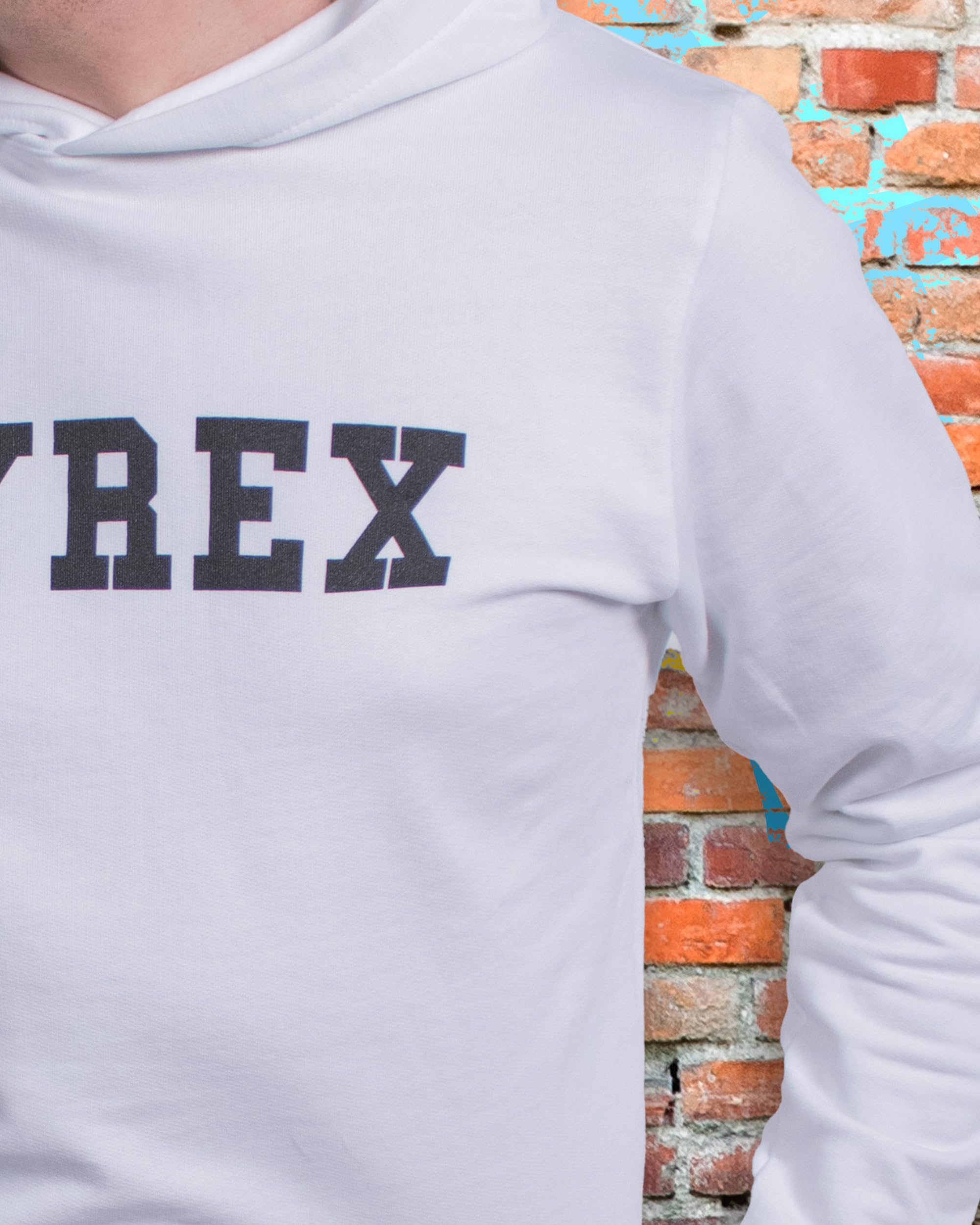 PYREX ORIGINAL - Felpa da Uomo con Cappuccio in Cotone, Polsini Elasticizzati e Logo Frontale - Art. 45100