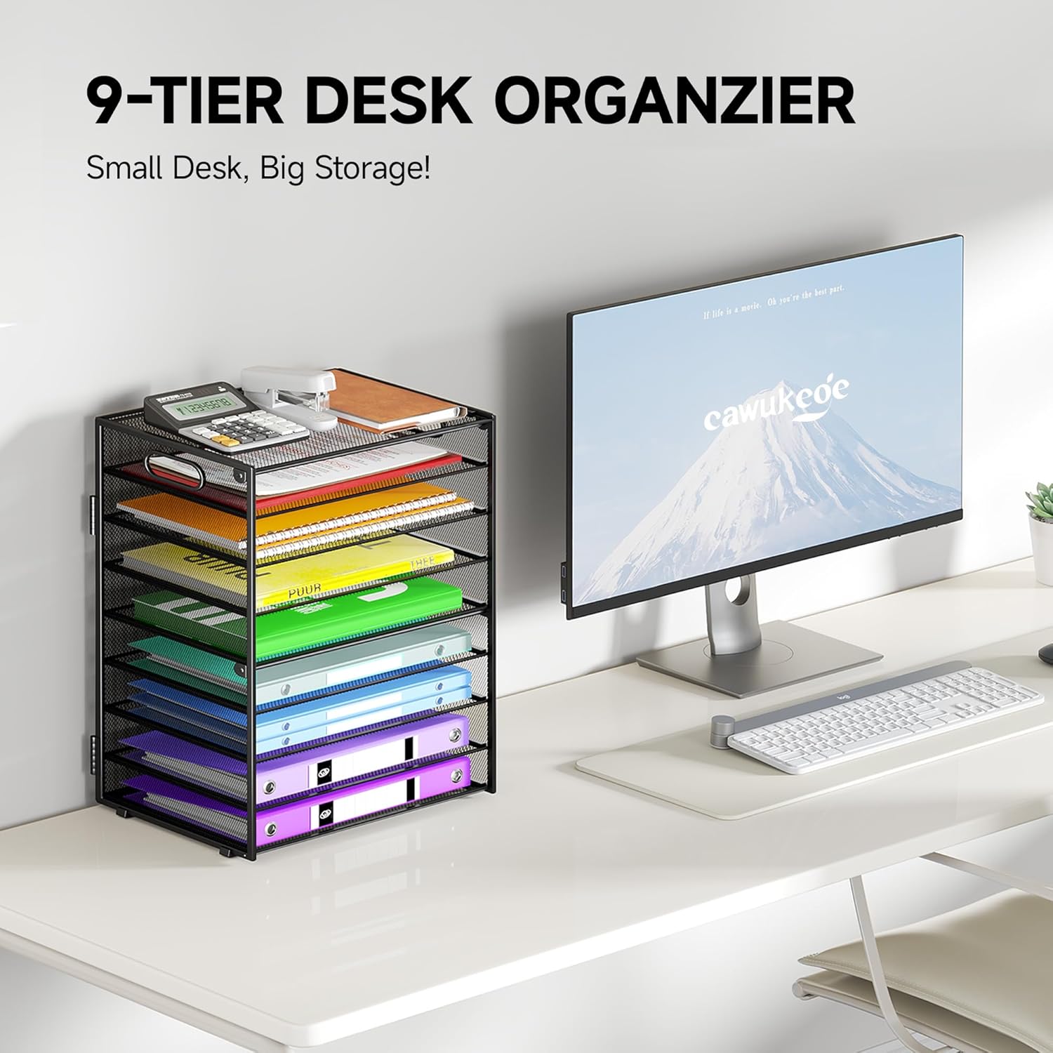 Organize in Style: Review of the Cawukege 9 Tier Paper Organizer