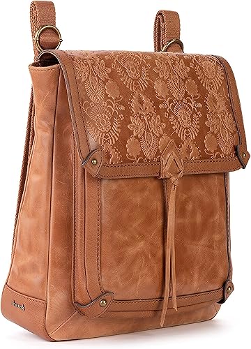 Miniatura 2 de The Sak Mochila Ventura en piel, correa convertible ajustable, estampado floral de tabaco