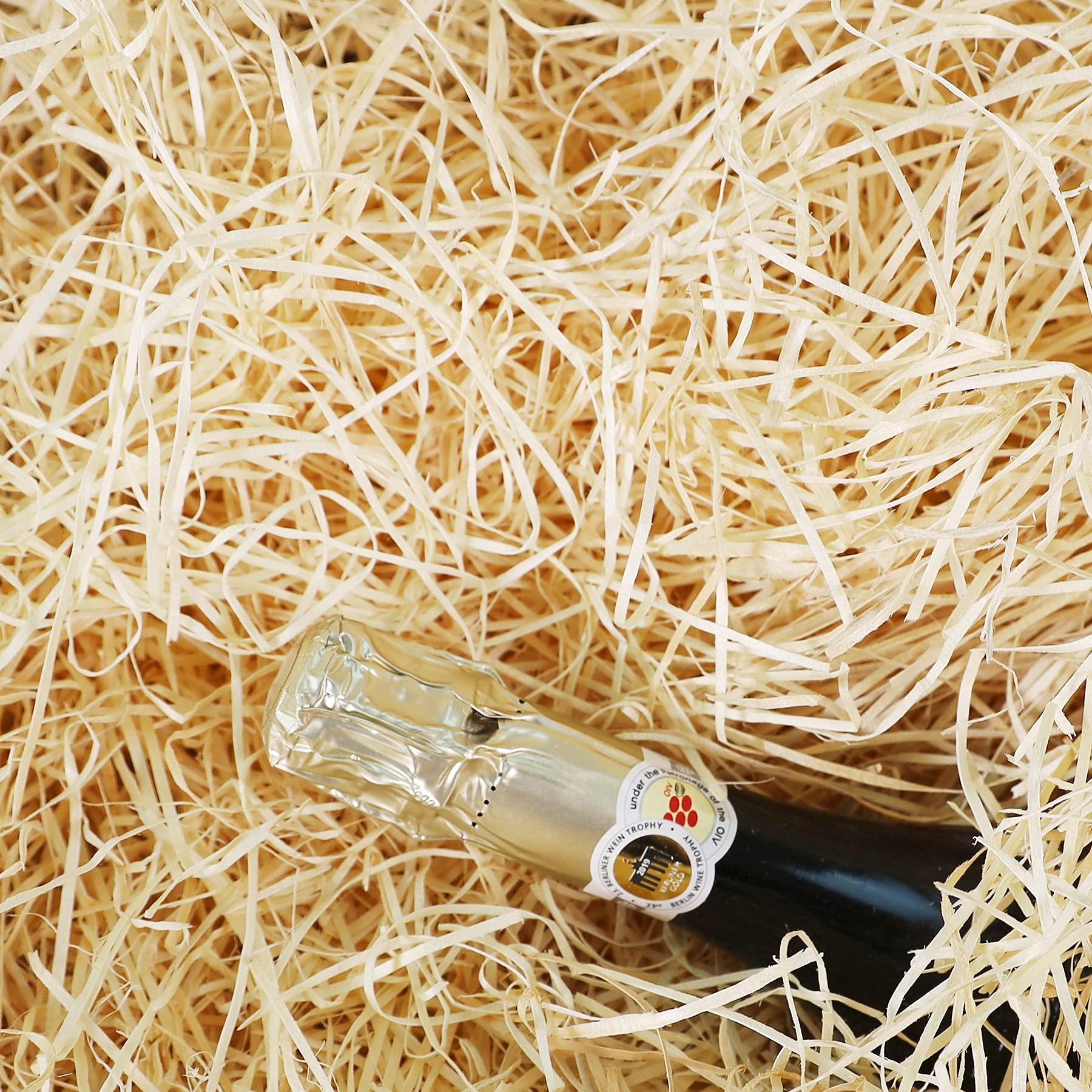 5kg BIO HOLZWOLLE Füllmaterial | als Füllmaterial für Pakete | als Insektenhotel Füllmaterial | Holzwolle Fichtenholz PEFC-Zertifiziert | Ihr 100% biologisches Verpackungsmaterial Füllmaterial