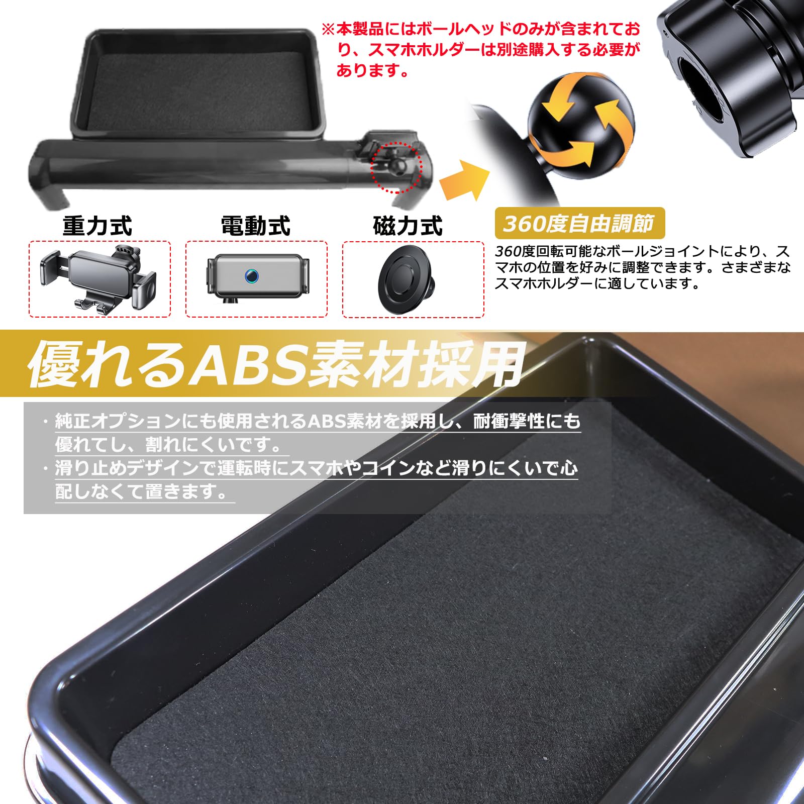 Amazon | Temiry トヨタ用 アルファード40系 ダッシュボードトレイ 