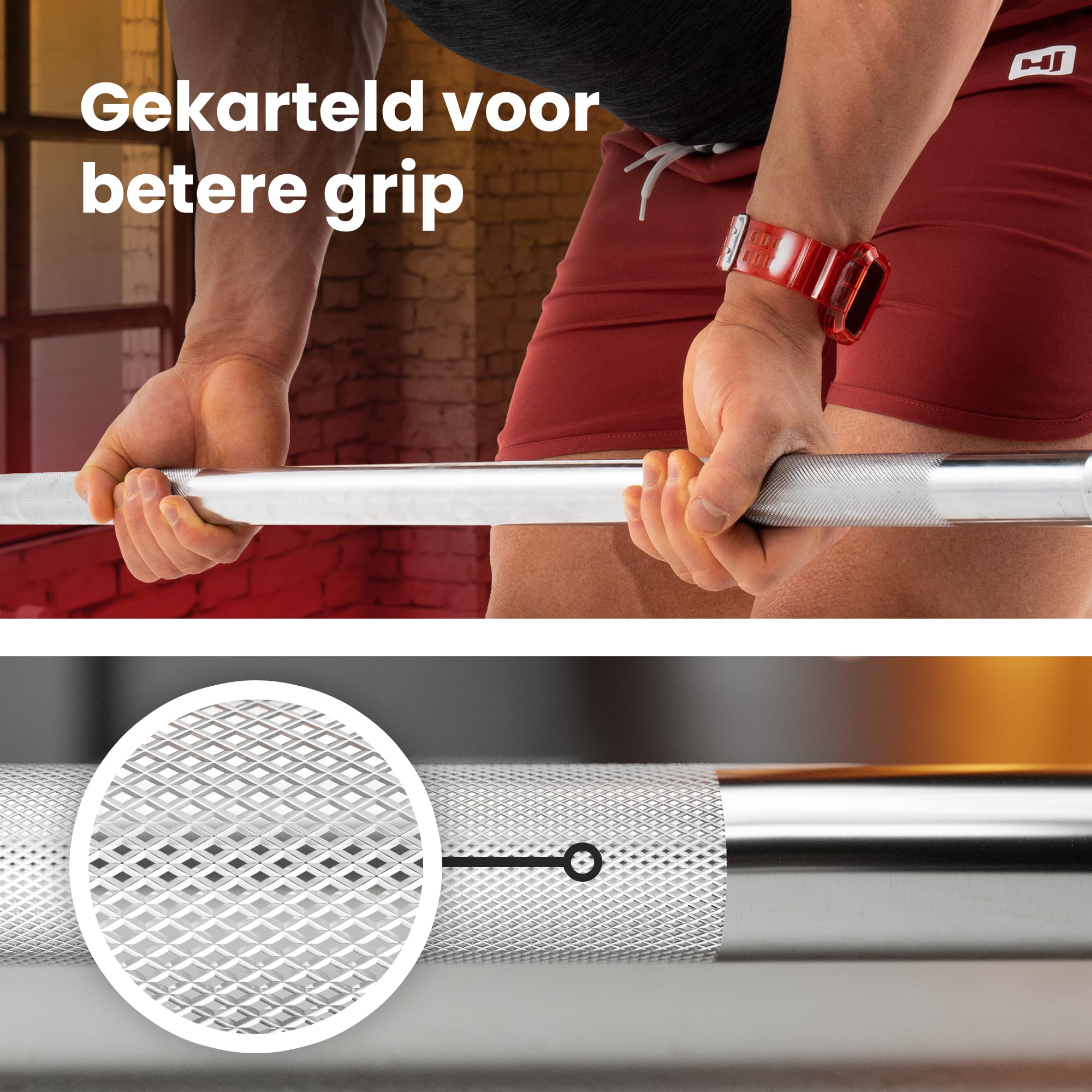 Marbo Sportset MWG1 | 2x halterstangen met starlocks 30 mm 40 cm MWG1