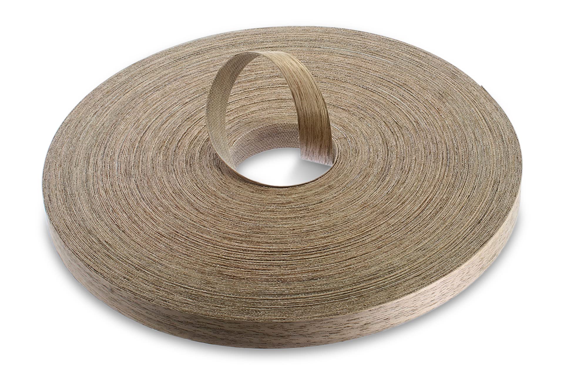 WoodPress® 15mm Real Walnut Wood Pre-Glued Veneer Edging Tape – 50m Trade Roll – Iron-On Wood Application