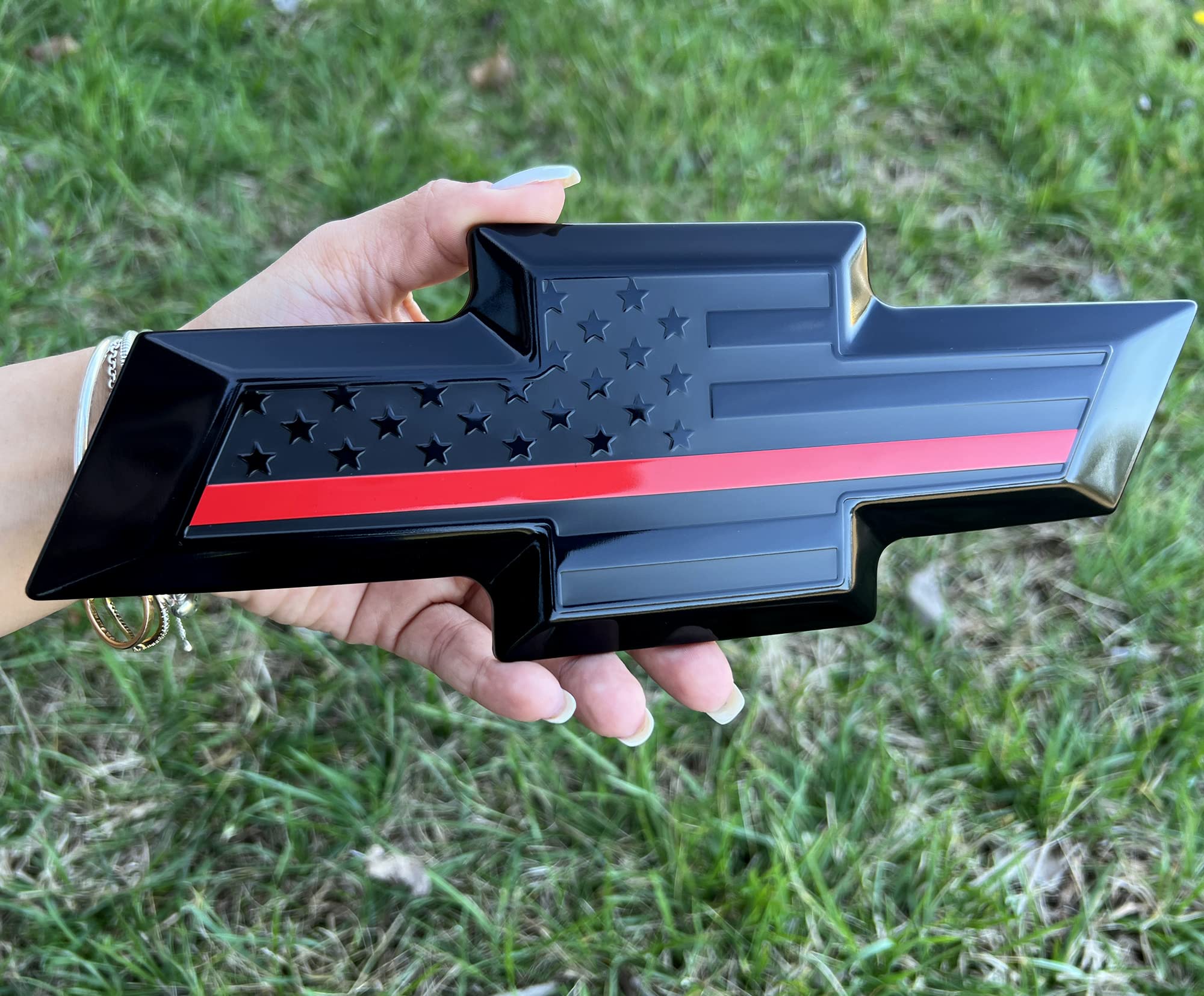 2pc PATRIOT EDITION Black Emblem Badges Fits Chevy Honda Toyota Ford Car Truck - Foto 4