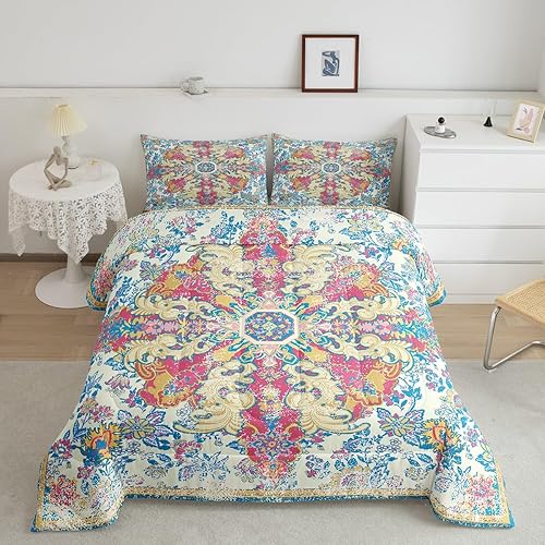 Miniatura 6 de Erosebridal Juego de edredón de pájaros, tamaño individual, juego de ropa de cama de colibrí, azul y verde, primavera, animales salvajes, botánico,