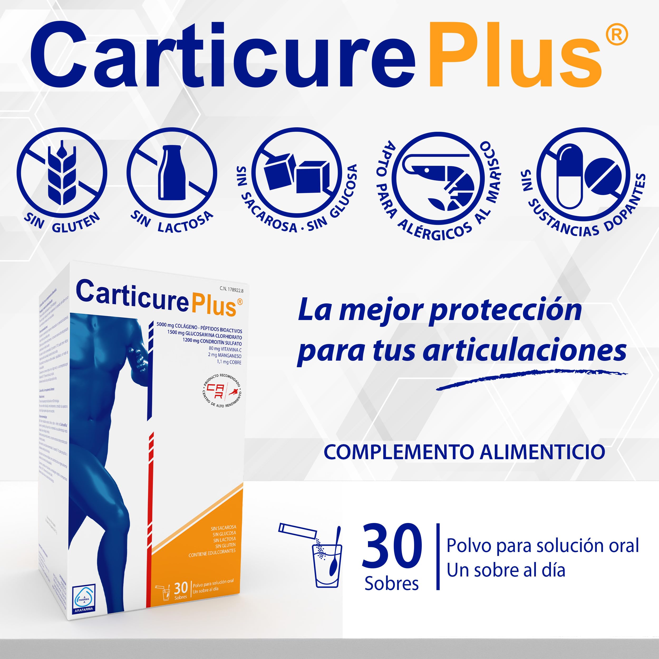 CARTICURE PLUS 30 SOBRES PACK 2 UNIDADES
