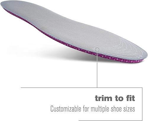 Miniatura 4 de Airplus Plantillas Memory Comfort para zapatos con espuma viscoelástica para aliviar la presión, para mujer, talla 5-11, 2 unidades (paquete de 1)