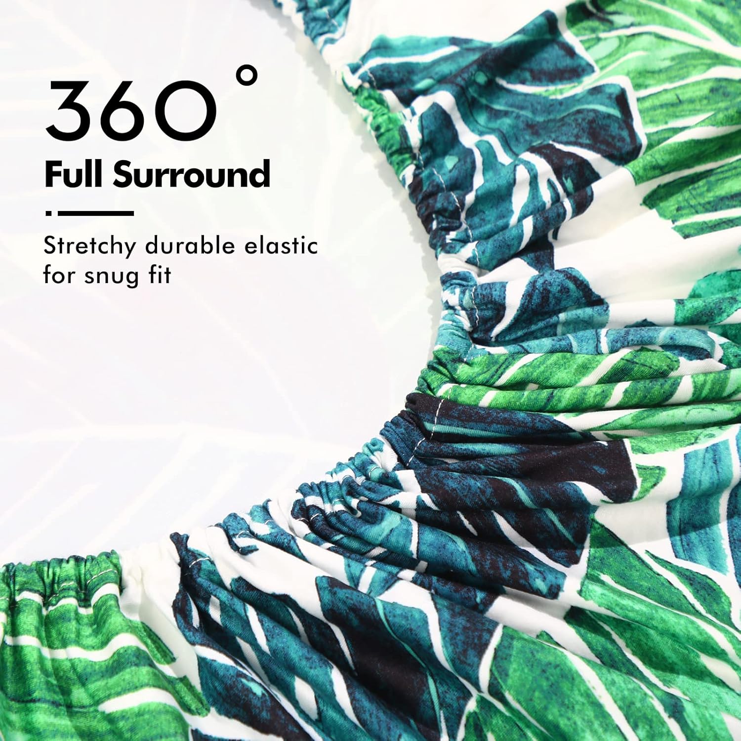 Soft Fitted Crib Sheet, Stretchy and Breathable Toddler Crib Sheet for Boys and Girls, Fits Standard Crib and Toddler Mattress (Big Leaves)