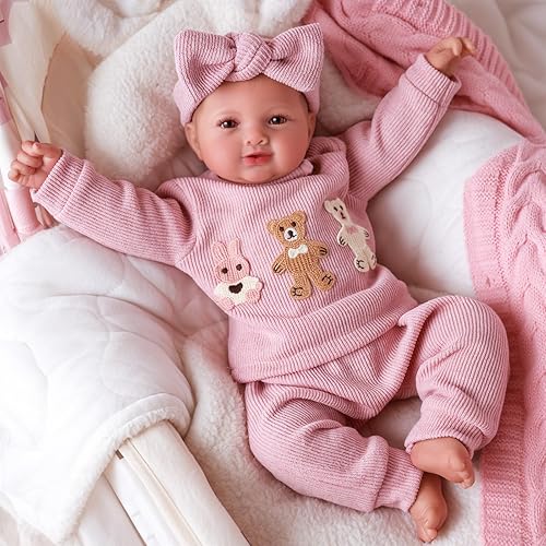 Miniatura 7 de BABESIDE Benson - Muñecas de bebé recién nacidas realistas de 20 pulgadas, de vinilo suave, posables, con caja de regalo para niños de 3, 4, 5, 6,