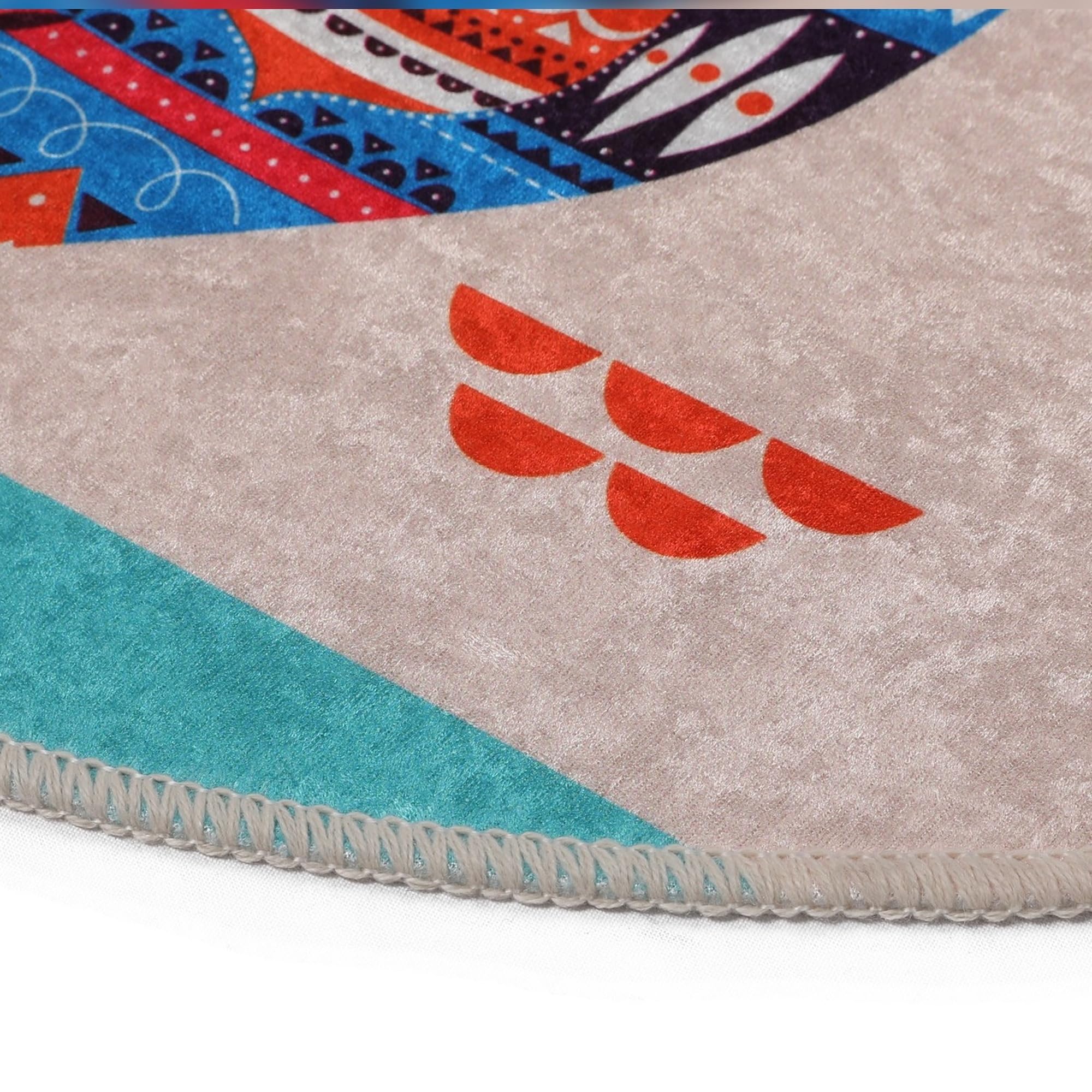 Setmat Set (3 Stück) Creme mit Elefant Farben