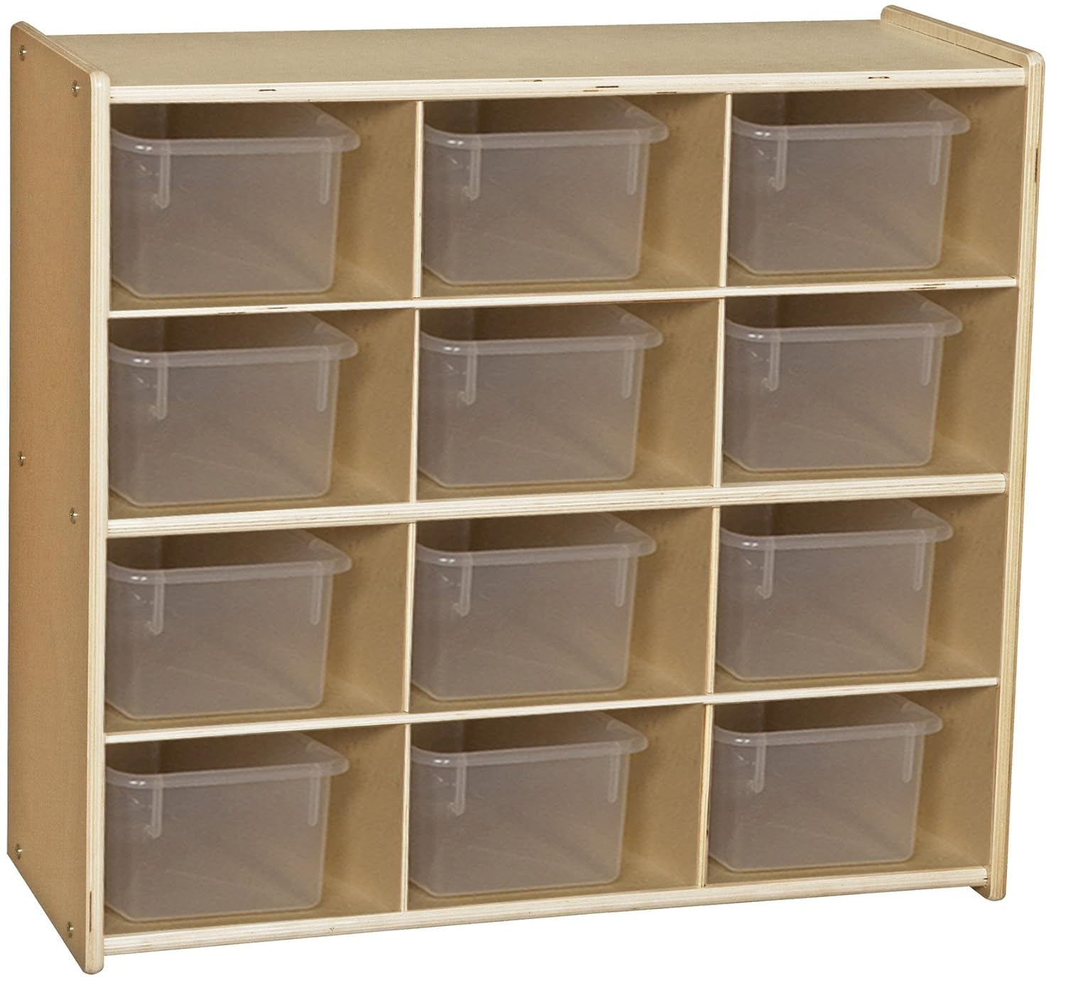 Contender C16121F Baltic Birch 12Cubby Storage Unit with
