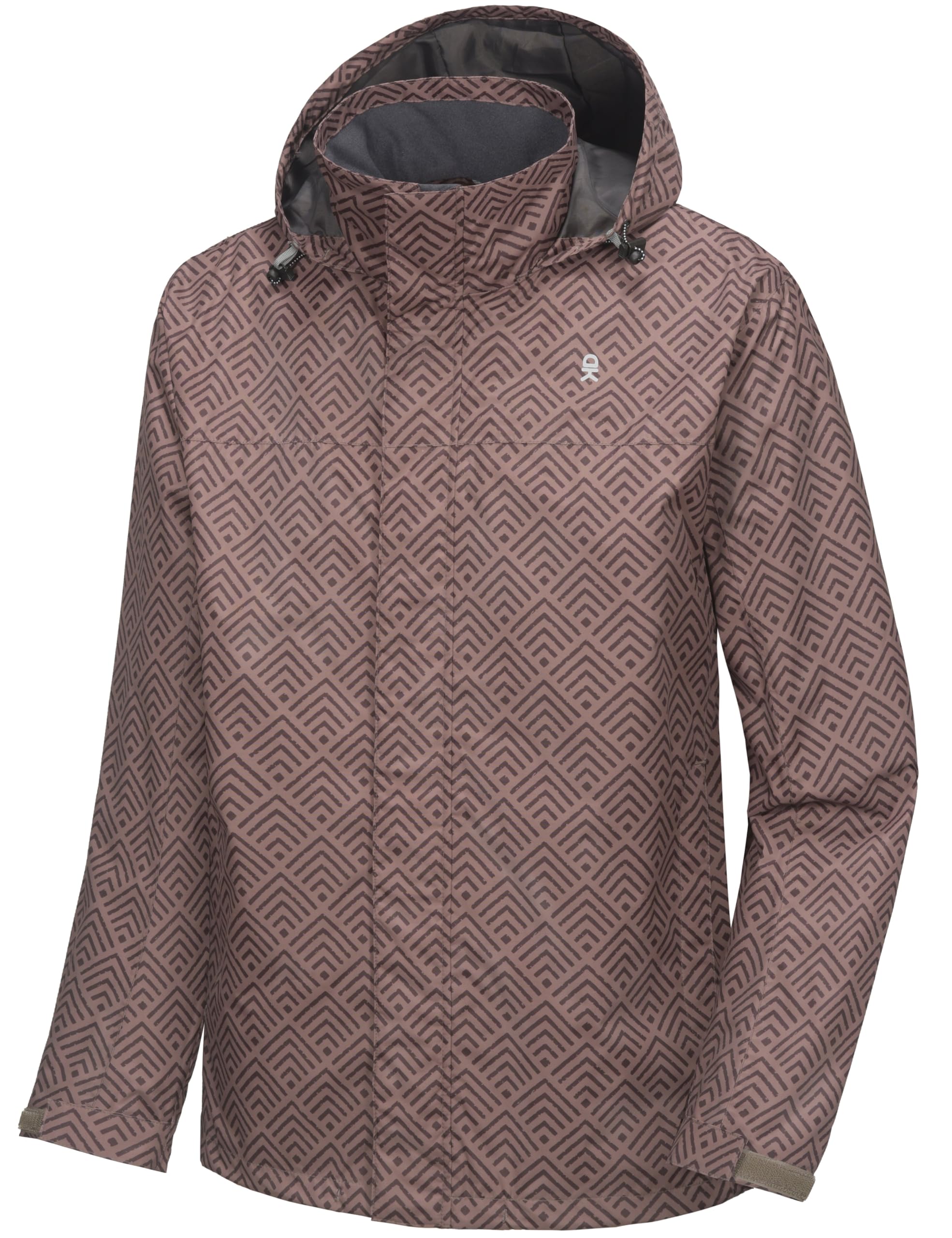 Little Donkey Andy Men's Waterproof Rain Jacket Outdoor Lightweight Rain Shell Coat for Hiking,Golf,Travel