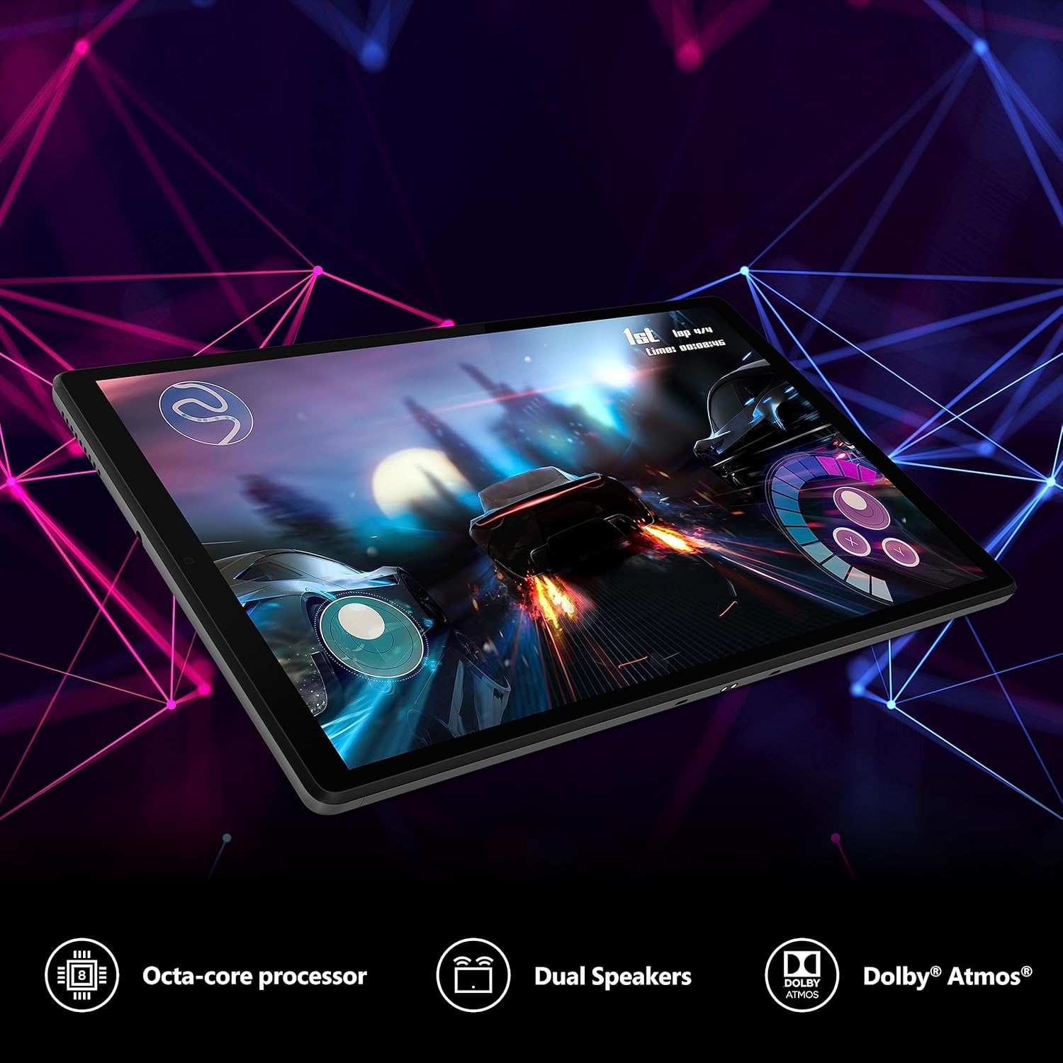 Lenovo Tab M10 Plus Seconda Generazione, Display 10.3 Full HD, 4G LTE, RAM 4GB, Memoria 64GB, Tablet Android Pie, Storm Grey, Esclusiva Amazon, Alimentatore Lenovo Tab M10 Plus Seconda Generazione, Display 10.3 Full HD, 4G LTE, RAM 4GB, Memoria 64GB, Tablet Android Pie, Storm Grey, Esclusiva Amazon, Alimentatore