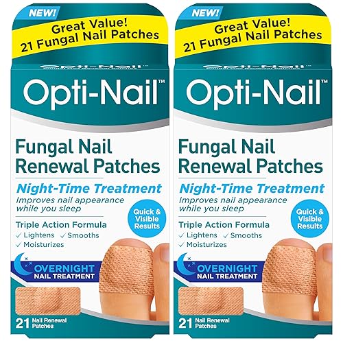 Miniatura 7 de Opti-Nail Parches de renovación de uñas fúngicas - 21 parches, el tratamiento nocturno mejora la apariencia de las uñas mientras duermes