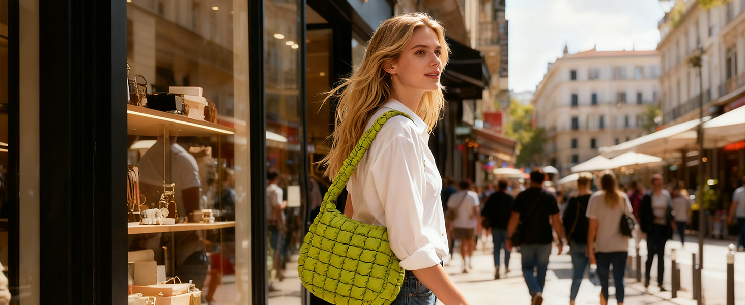 Bolso acolchado para mujer CORIOS ligero y espacioso miniatura 7